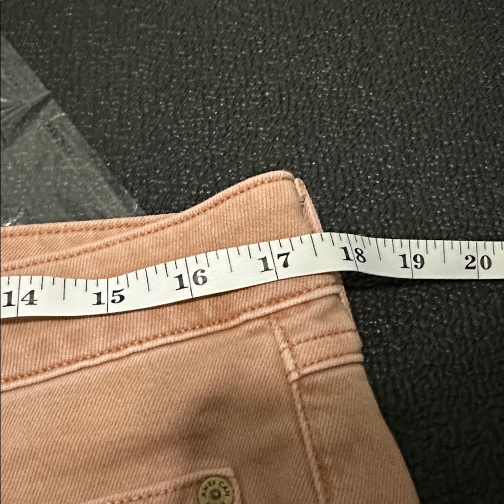 American Eagle high rise stretch coral jeans size 10 - Picture 11 of 14